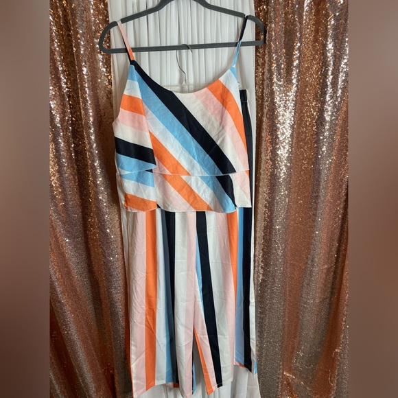 SHEIN Multi color two piece pants set - Picture 4 of 6